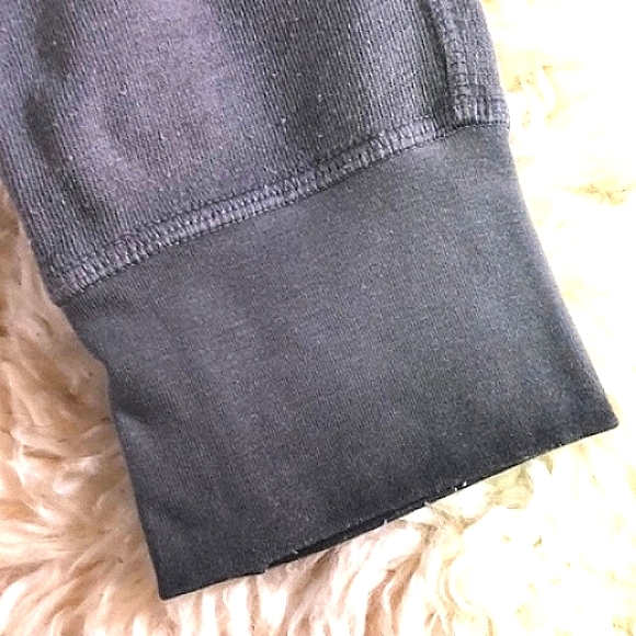 🐨 Aviator Nation Gray Striped Drawstring Sweatpants Juniors L - Picture 3 of 13